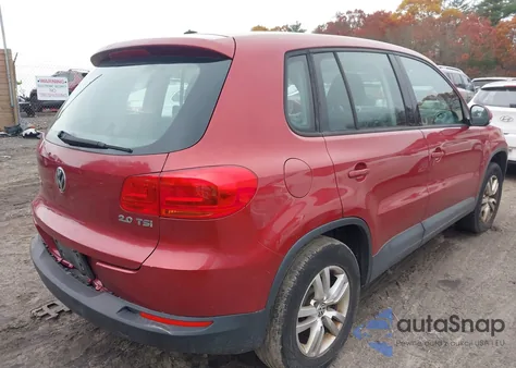 2012 Volkswagen Tiguan S z USA, uszkodzony, nr VIN WVGAV7AX9CW004667